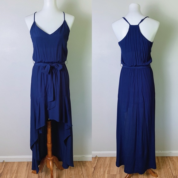 Wayf Dresses & Skirts - WAYF Hi-Low Tie Waist Midi Dress